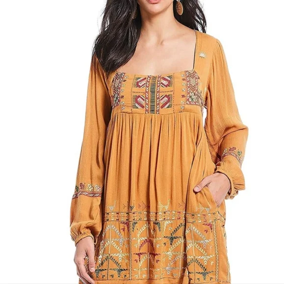 open lace back dress Free People